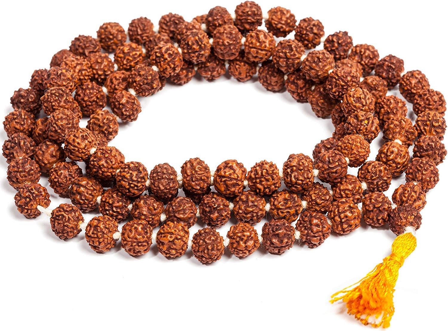 Rudraksha Mala (108+1 Beads, Bead Size: 12 mm each)